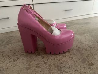 Zapatos de plataforma rosa