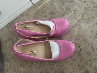 Zapatos de plataforma rosa