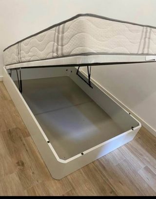 Cama con canapé y colchón