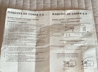 Máquina de coser portátil