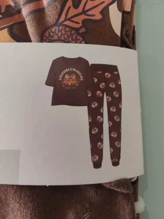 Pijama Disney Chip y Chop Talla S