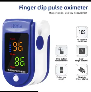 Oximetro Dedo Saturación Pulso Nuevo