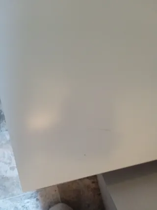 Mesa auxiliar Lack Ikea blanca