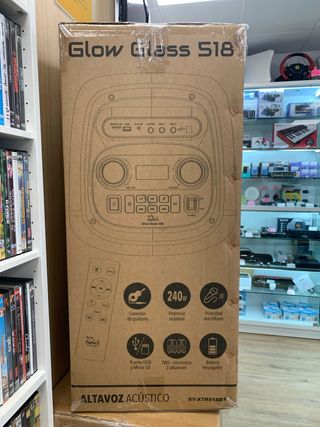 Altavoz Sytech Glow Glass 518 240W