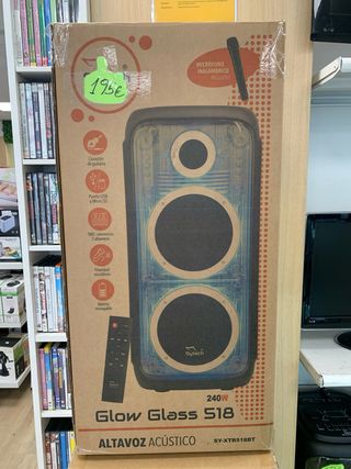 Altavoz Sytech Glow Glass 518 240W