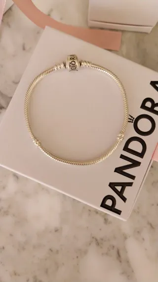 Pulsera Pandora Plata Talla 19