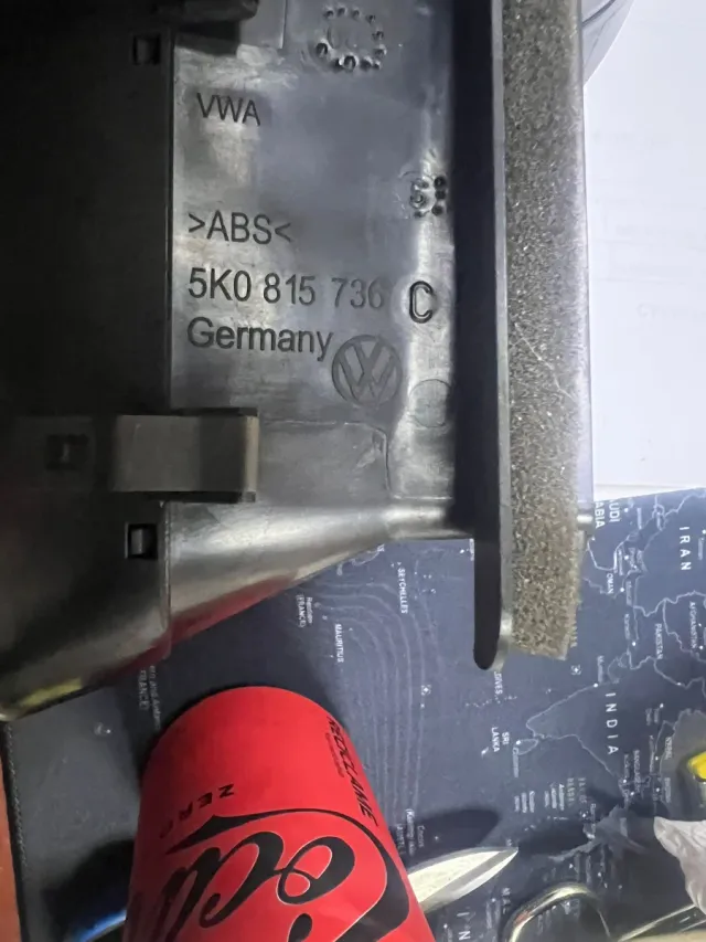 Aireador central VW Golf V VI