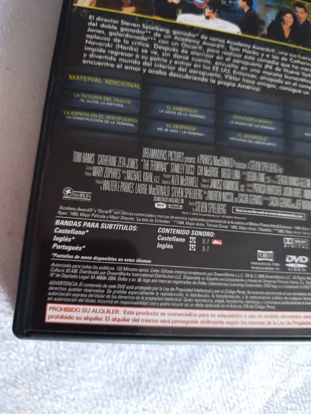 DVD La Terminal Edición Especial Dos Discos