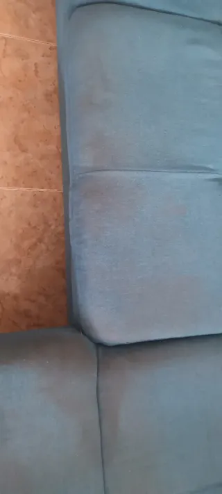 Sofá chaise longue azul