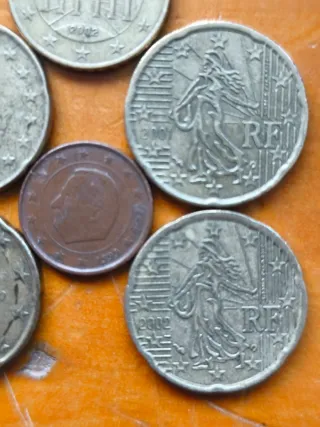 Lote monedas 20, 10 y 1 céntimos Euro