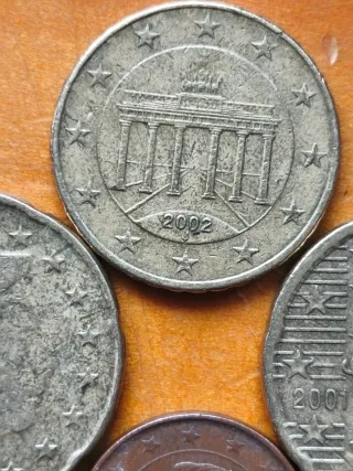 Lote monedas 20, 10 y 1 céntimos Euro