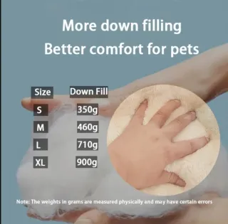 Cama Perro Ovalada Suave Cómoda 50 x 40 x 16 cm