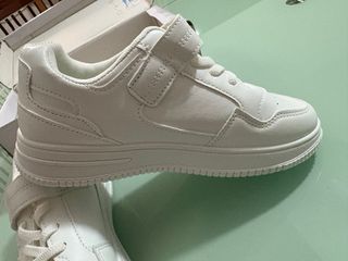 Zapatillas niño talla 37 blancas