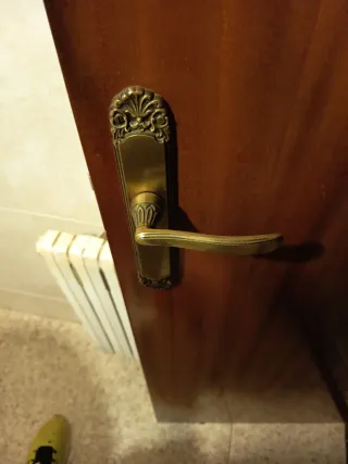 Puerta de madera interior