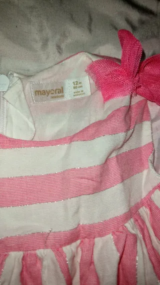Lote ropa niña de vestir 12-18 meses