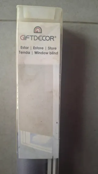 Estor enrollable gris