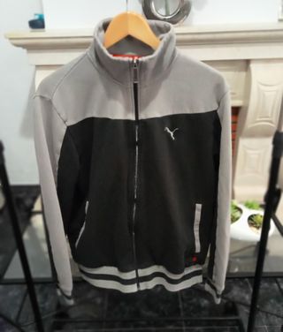 Casaco Puma Vintage Preto e Cinza