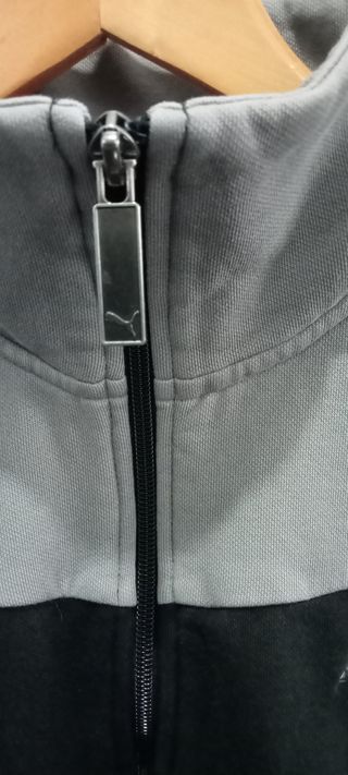 Casaco Puma Vintage Preto e Cinza