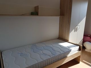 Estructura Cama Madera , Individual 90cm