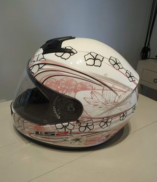 Casco Integral LS2 Talla XS Mujer Flores