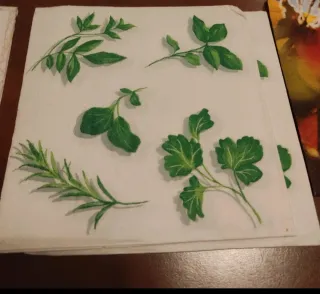 Lotto 38 tovaglioli decoupage