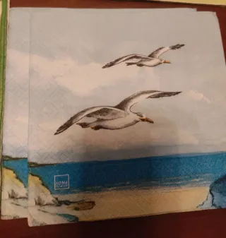 Lotto 38 tovaglioli decoupage