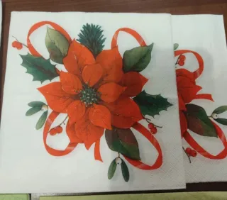 Lotto 38 tovaglioli decoupage