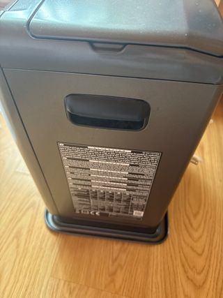 Estufa de parafina Qlima gris