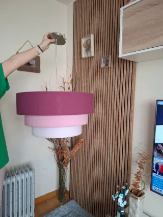 Lámpara colgante comedor 3 tonos