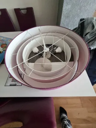 Lámpara colgante comedor 3 tonos