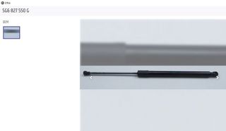 MUELLE DE GAS VW GOLF DESDE 2014 HASTA 2020