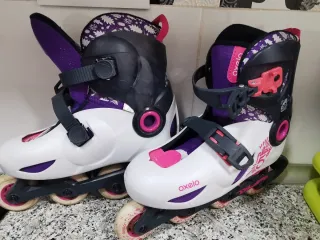 Patines en línea Oxelo + Protecciones + Casco