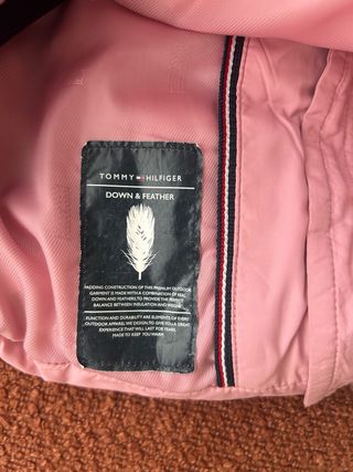 Chamarra Tommy Hilfiger Rosa Talla 4/5 años (110)