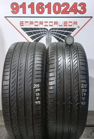 215 50 17 Y PIRELLI RUEDA AL 90% VIDA UTIL