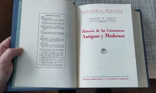 Historia de las literaturas antiguas y modernas