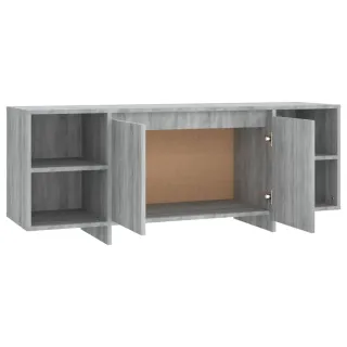 Mueble TV madera gris Sonoma 130x35x50 cm