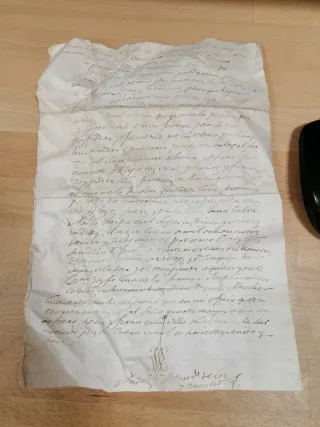 Carta original Año 1827