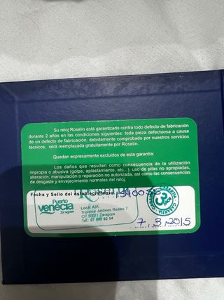 Reloj Roselin Hombre Cuero Marrón Plata