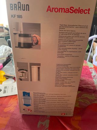 Cafetera Braun AromaSelect KF 185