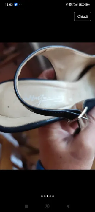 Scarpe donna eleganti blu