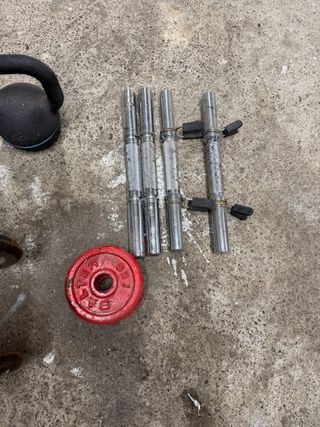 Barras de pesas para gimnasio