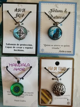 Collar con colgante de mandala