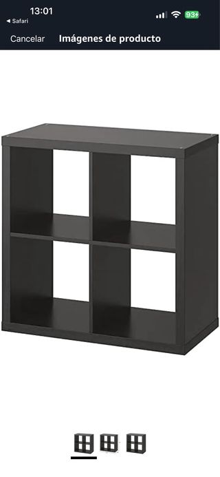 Estantería Ikea Kallax Negra