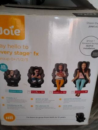 Silla Coche Joie Every Stage Isofix