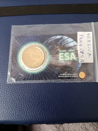 Moneda 2.5 Euros ESA 50 Aniversario Versión FR