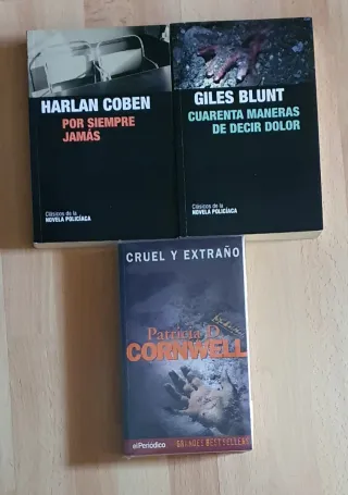 Lote libros novela negra