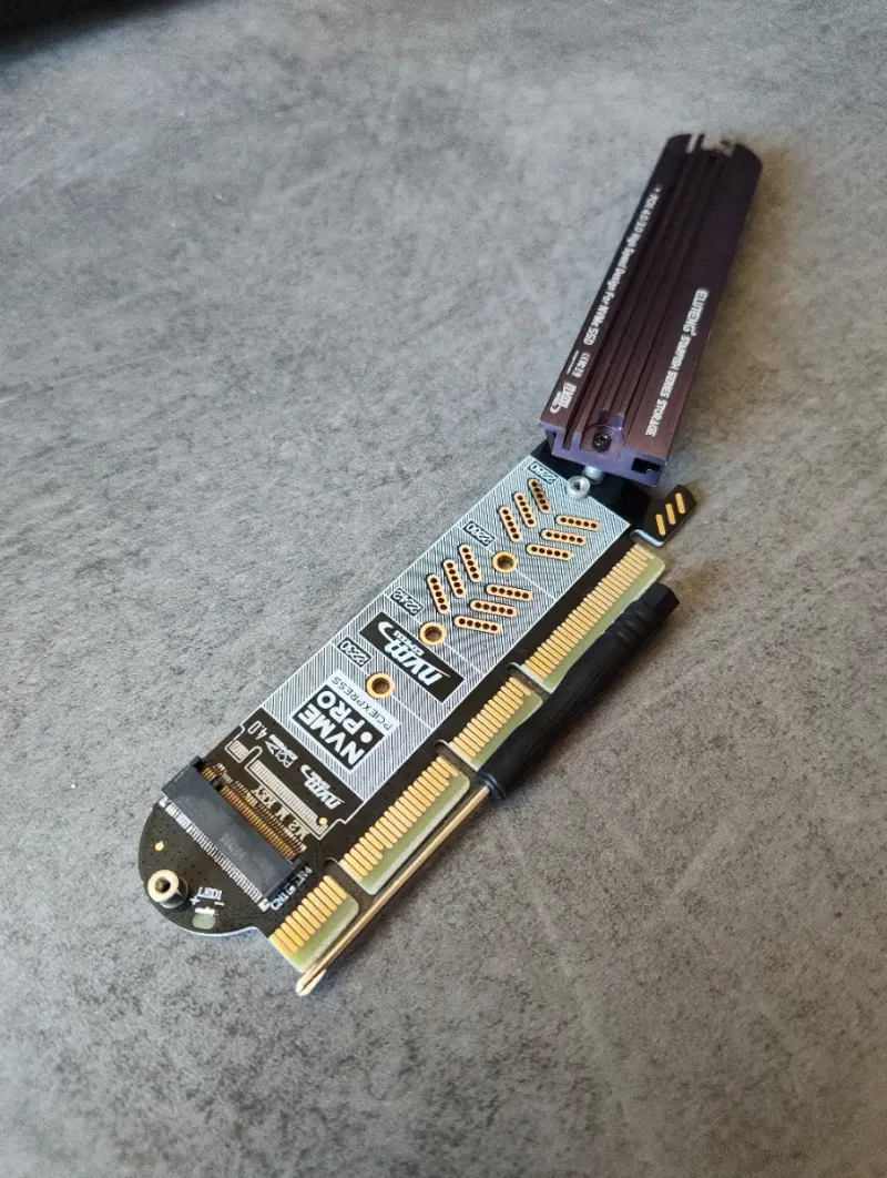 Adaptador M.2 PCIe x4 NVMe con Disipador afbeelding 3