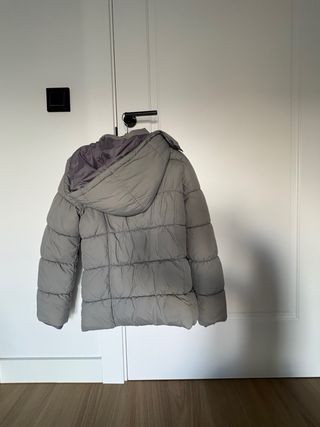 Chaqueta acolchada gris mujer Talla S
