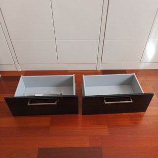 2 Cajones Ikea Bestå Inreda Negro