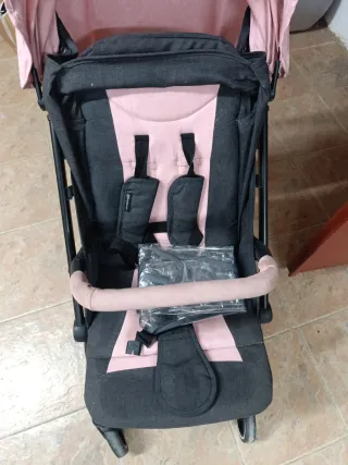 Silla de paseo para niños color rosa